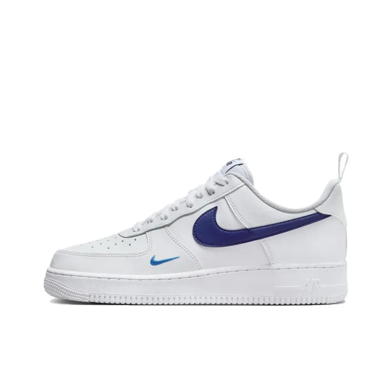 Nike Air Force 1 Low White Light Photo Blue Deep Royal Blue-0