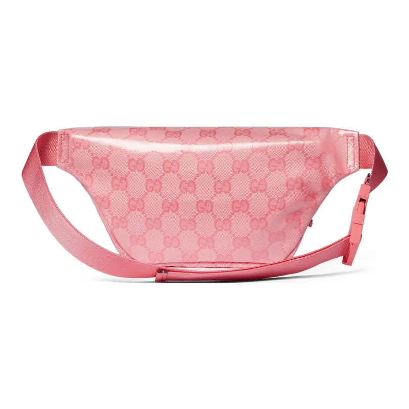 GUCCI Crystal Canvas Fanny Pack Kids' Pink-3