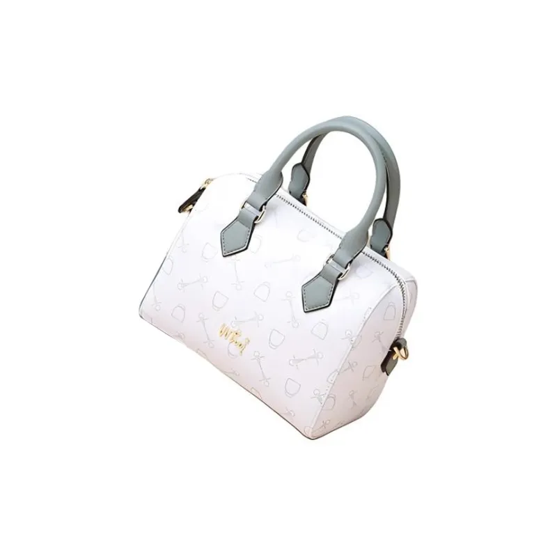 Why Artificial Leather Shoulder Bag, Crossbody Bag, Handbag Medium Size Women's Coffee/Milk Tea/Milk White/Blue-18