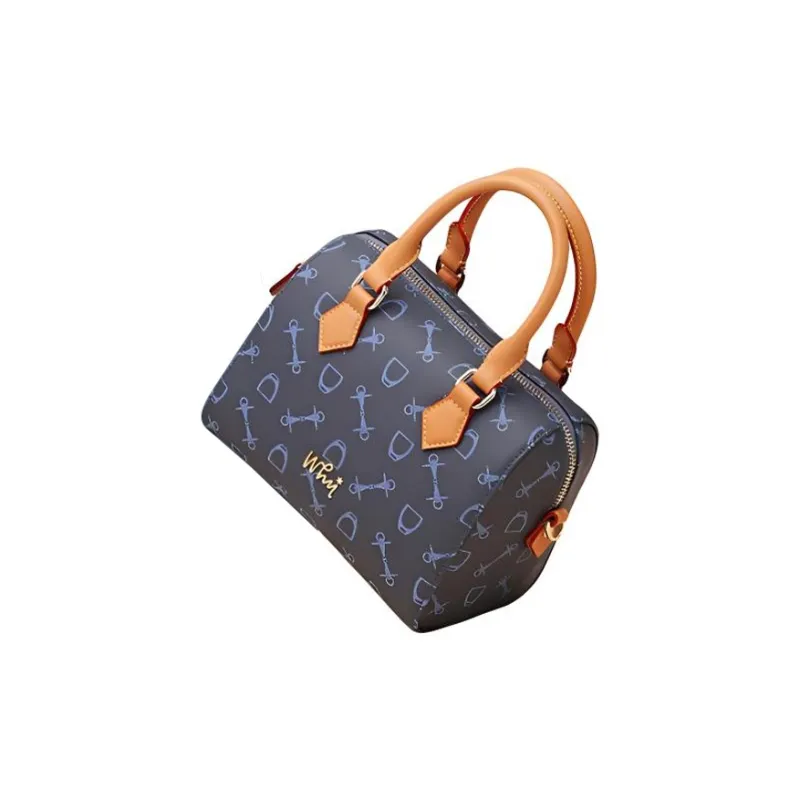 Why Artificial Leather Shoulder Bag, Crossbody Bag, Handbag Medium Size Women's Coffee/Milk Tea/Milk White/Blue-23