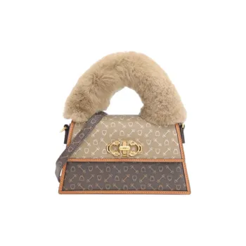 Why Artificial Leather Handbag, Shoulder Bag, Crossbody Bag Small Size Women's Coffee & Caramel/Coffee & Milk Tea