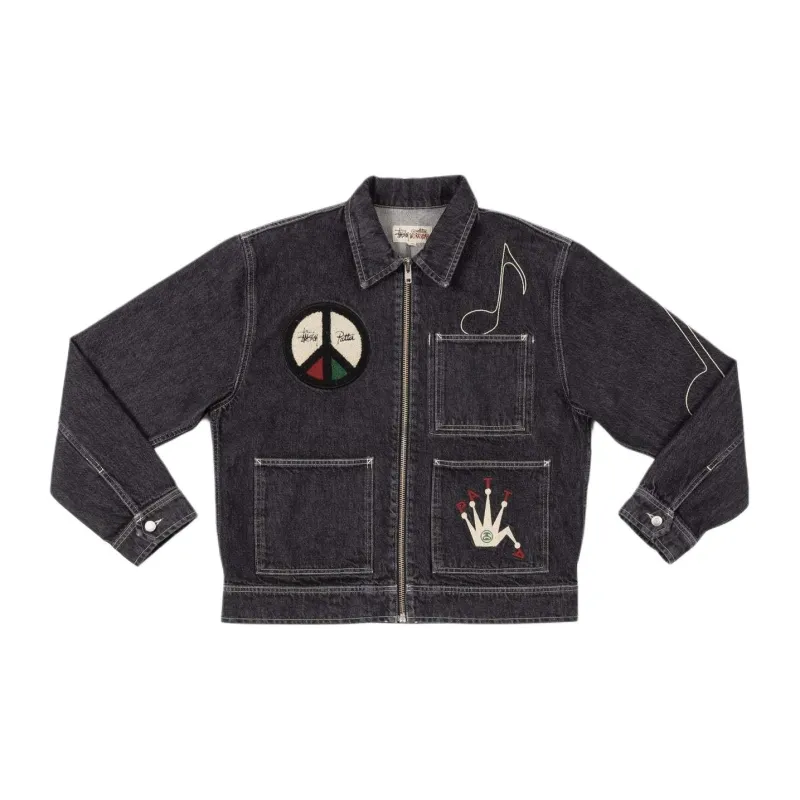 Stussy NOMA DENIM ZIP WORK JACKET（Stussy x Denim Tears Type  