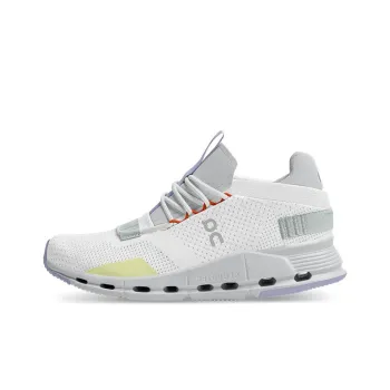 On Running Cloudnova White Glacier Grey Lavender Women's