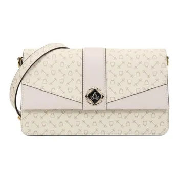 Why Artificial Leather Small Square Bag, Crossbody Bag, Shoulder Bag Medium Size Women's Apricot