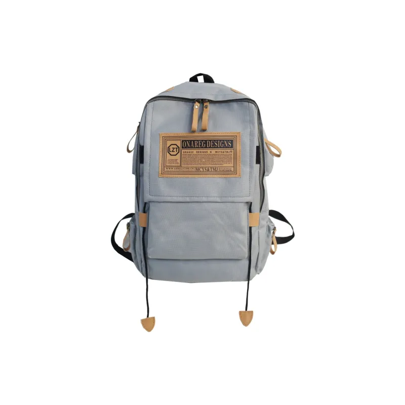 GEERDUN Oxford Backpack Regular Unisex Black/Gray/Red/Blue-2