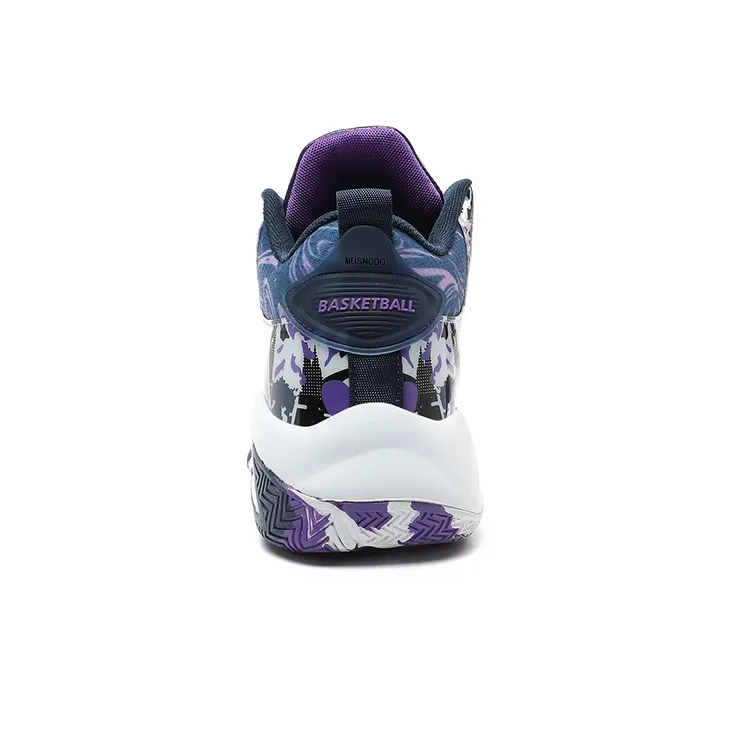 MUSNODO Shock Absorbers Slip Resistant, Abrasion Resistant, Breathable Mid Top Basketball Shoes Men's-10