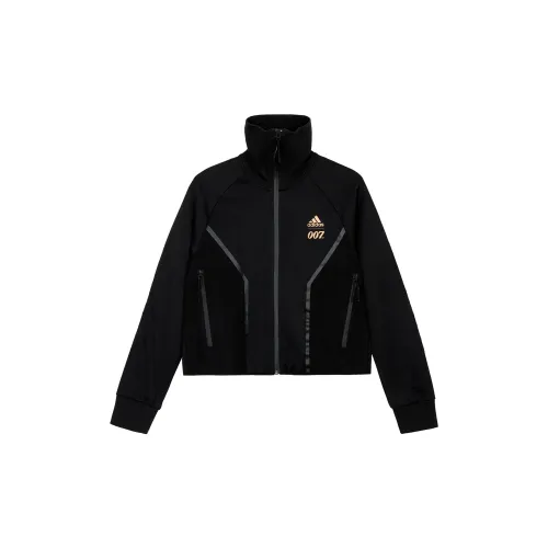 Adidas Cropped Coats Women's Black