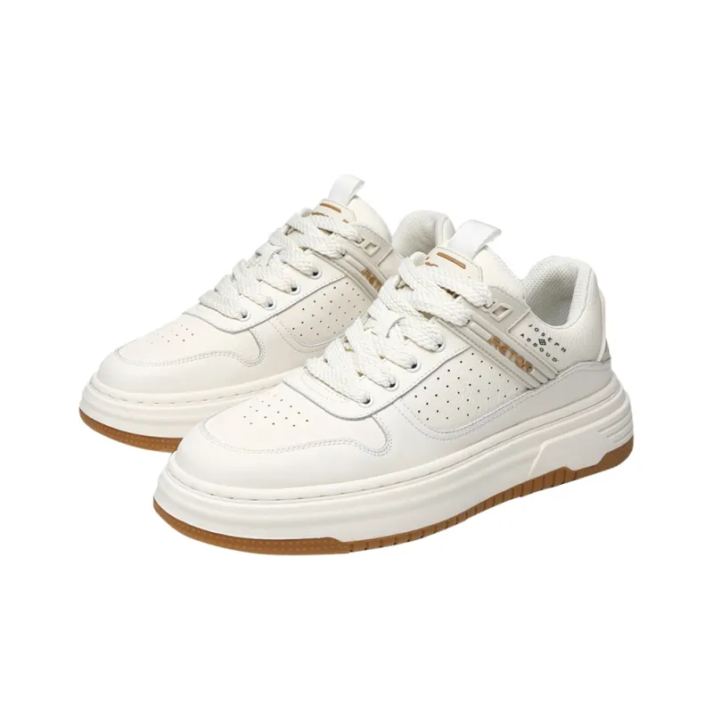 JOSEPH ABBOUD Low Top Skateboard Shoes Unisex White-2