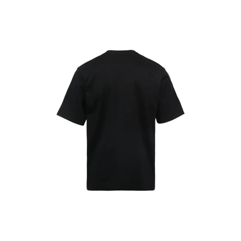 FENDI Logo Embroidered Crewneck T Shirt-1