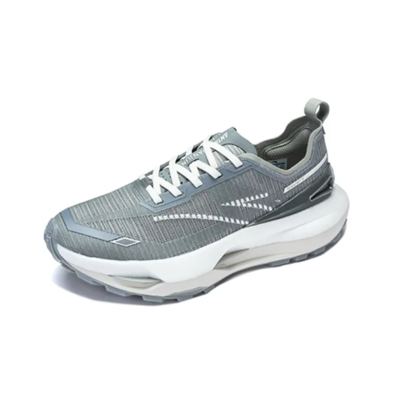 Anta Anti Slip Wear Resistant Low Top Outdoor Shoes Men's Granite Gray-1