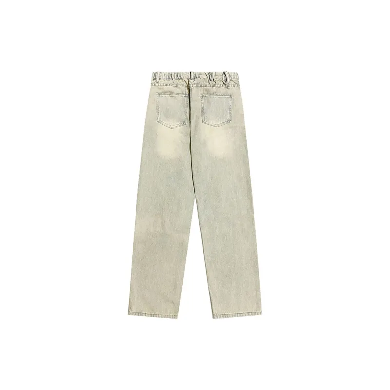 AI3 Jeans Unisex Yellow Mud-1