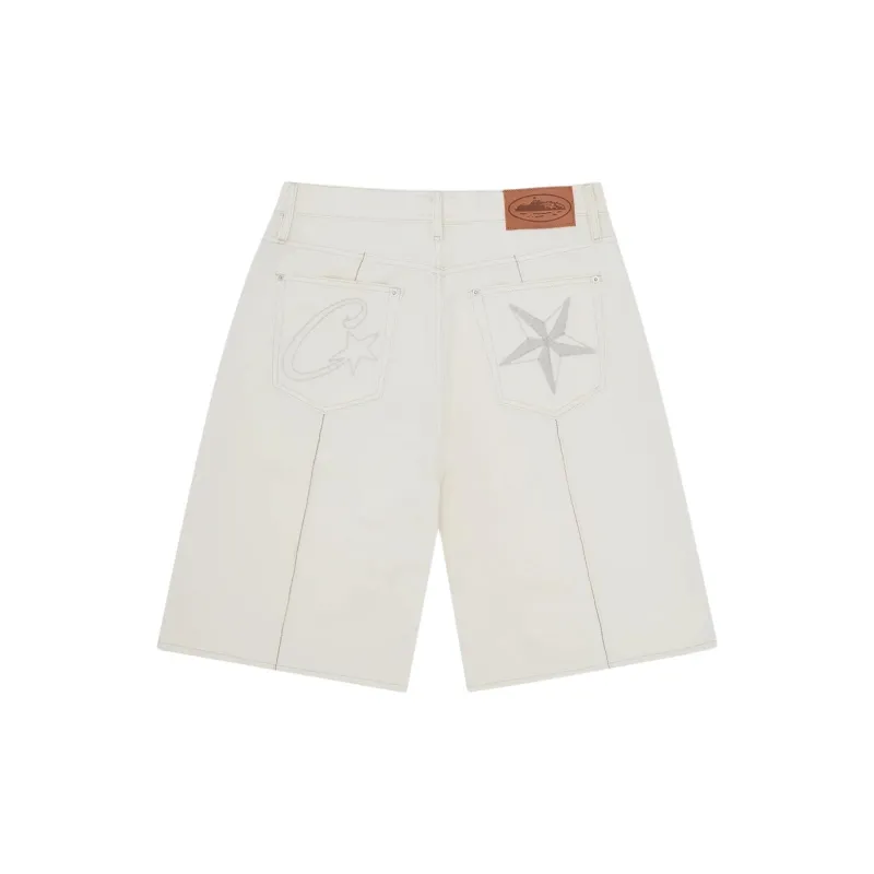 Corteiz C Star Denim Jorts-1
