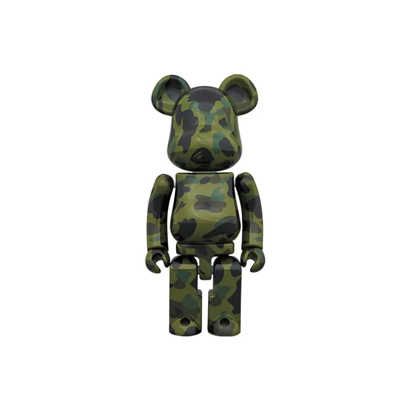 Bearbrick X Bape 1st Camo Chogokin Green-0