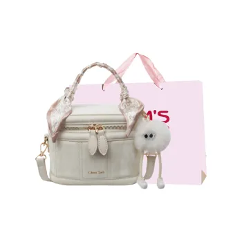 Worm's Home PU Bonded Synthetic Leather One Shoulder Handbags Regular Women's Black/Beige/Silver/Pink