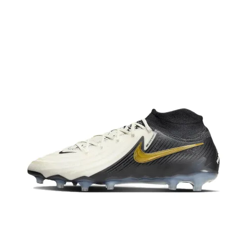 Nike Phantom Luna 2 Soccer Shoes Unisex Low-Top White Gold/Black