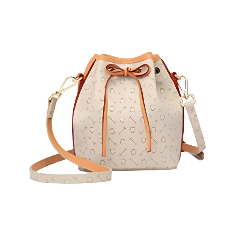 Why Artificial Leather Shoulder Bag Small Size Women's Apricot/Coffee/Coffee & Red-1