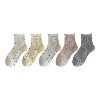 XXLLG Mid-Calf Socks Women's 5 Pack