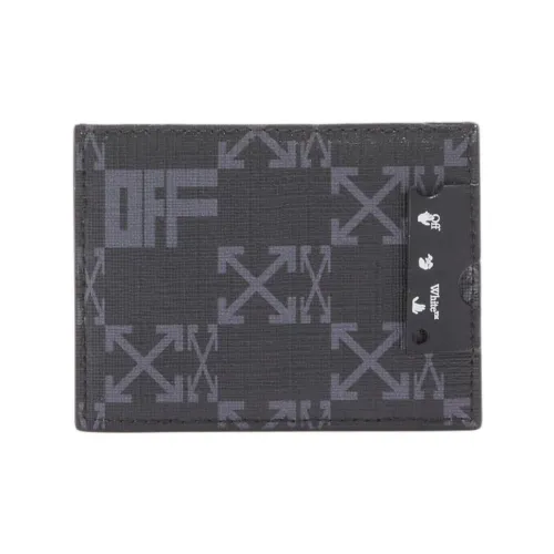 OFF-WHITE Monogram Card Holder Black/Grey