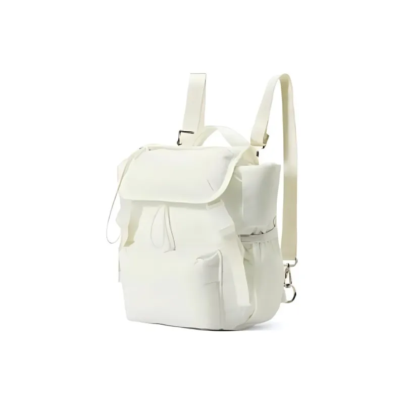 Skechers Fabric Backpack Regular Unisex Cream Ecru-1