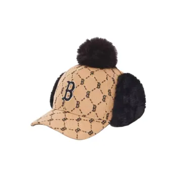 MLB KIDS Polyester Trapper Hats Kids' Beige Yellow