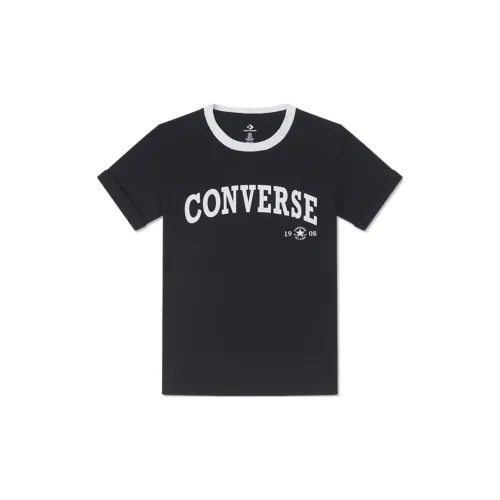 Converse RETRO CHUCKARCH TEE T-Shirts Women's Black