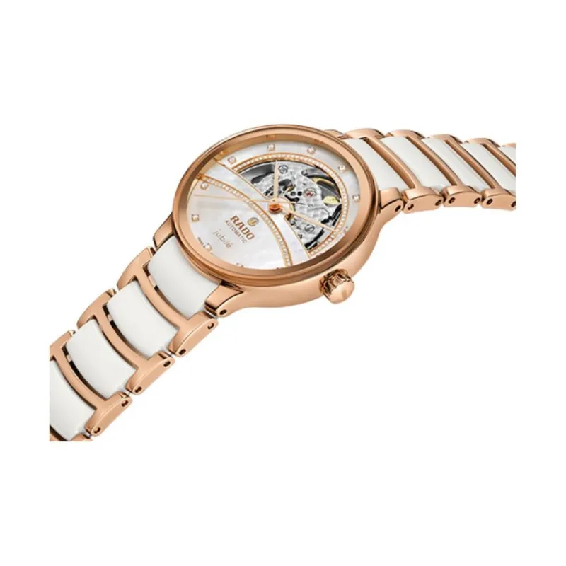 RADO Crystal Collection Automatic Mechanical Movement Women's Watch Watch White Dial-2