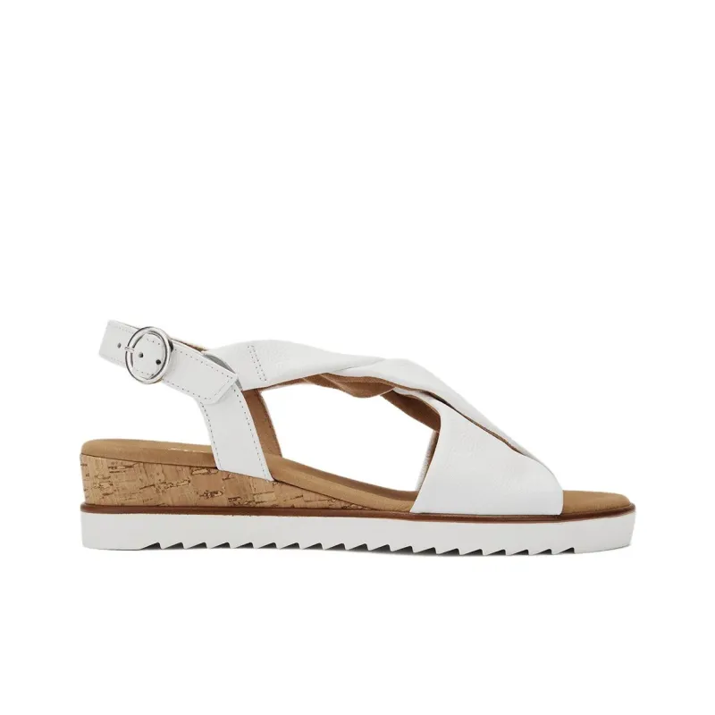 Gabor Strap Sandals 4.5cm Women's White-1