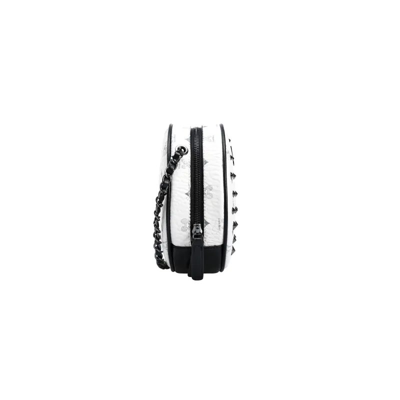 ZAVC Pu Crossbody Bag Regular Women's White Moonlight/Brown-2
