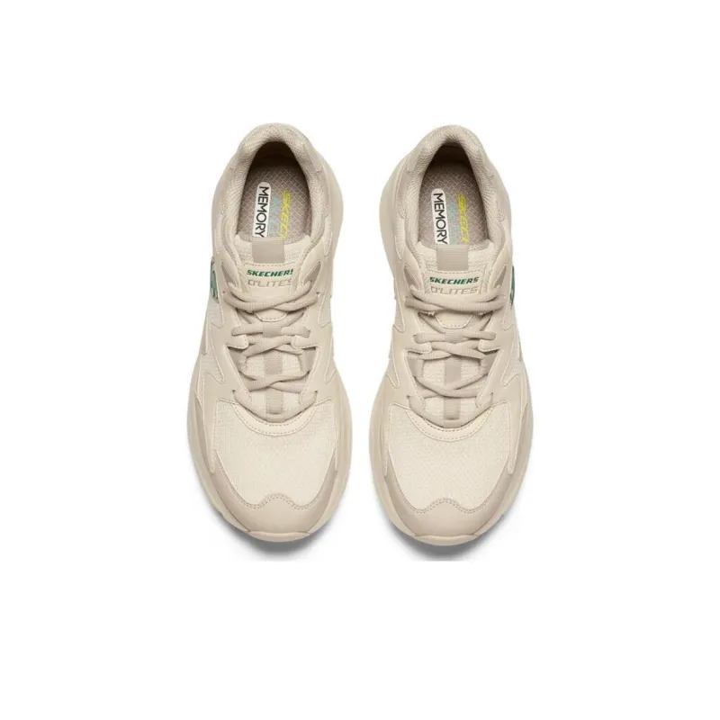 Skechers D Lites Airy Low Top Running Shoes White-3