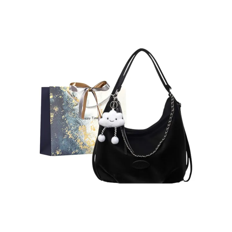 Iman's House PU Portable One Shoulder Backpack Regular Women's White/Blue/Black-12