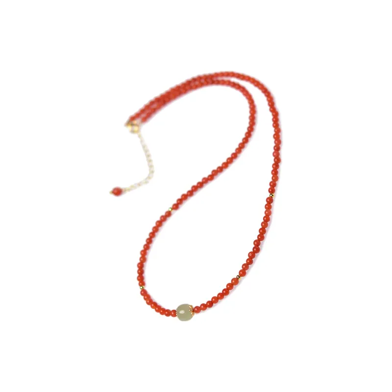 Tokai Family Southern Red Agate Fine Jade Necklaces Women's-2