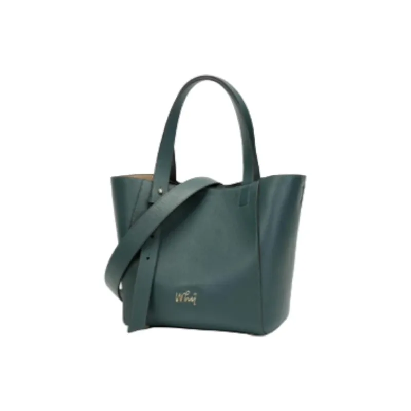 Why Cow Leather Shoulder Bag, Crossbody Bag, Handbag Small Size Women's Gray/Pink/Jasper/Tea Green-8