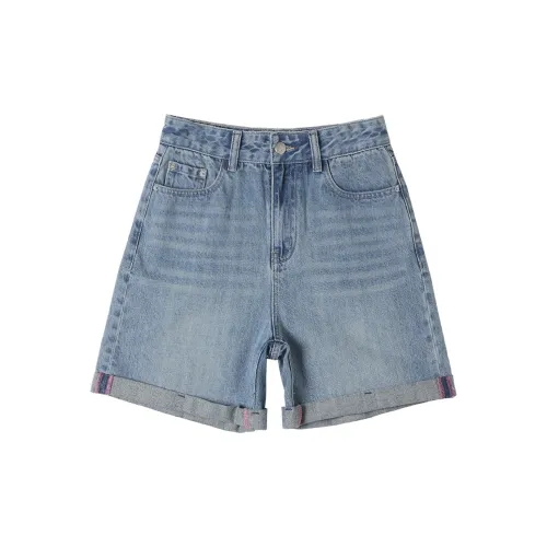 HIPPIEMISS Denim Shorts Women's Light Blue