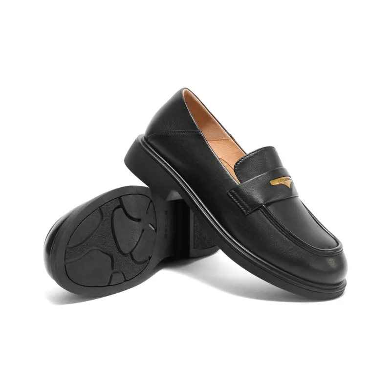 BELLE Loafers Women's Black/Beige-9