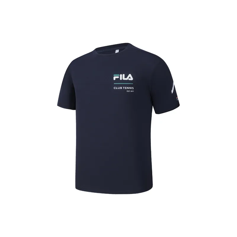 FILA T Shirts Men RD Royal Blue-1