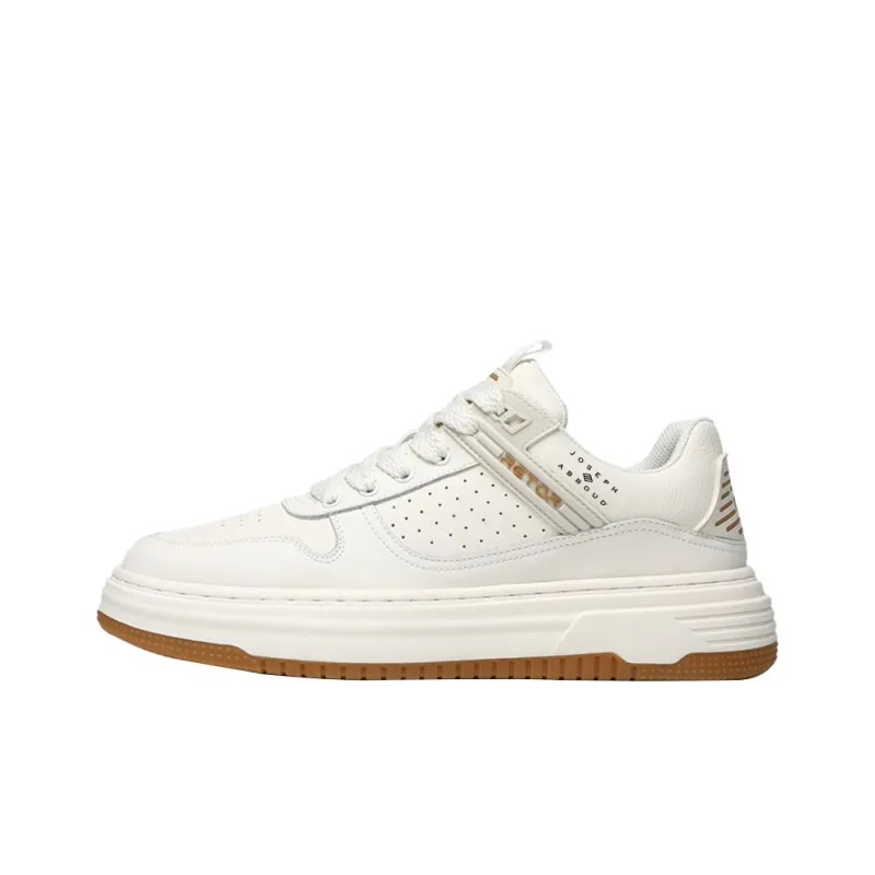 JOSEPH ABBOUD Low Top Skateboard Shoes Unisex White-0