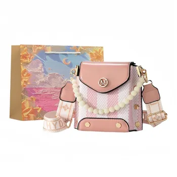 BRINCH Pu Handbag Shoulder Bag Crossbody Bag Regular Women's Pink/Green/Ecru/Khaki/Black