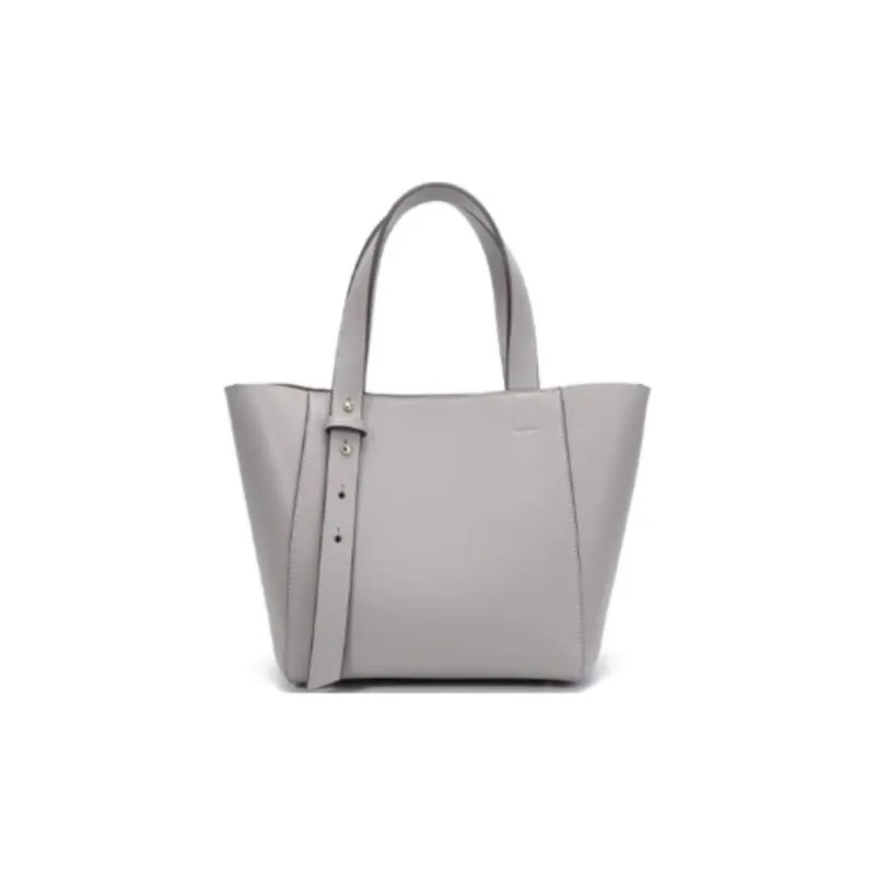 Why Cow Leather Shoulder Bag, Crossbody Bag, Handbag Small Size Women's Gray/Pink/Jasper/Tea Green-4