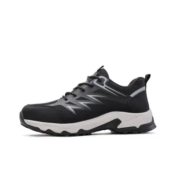 Blue Gull Shield Wear-Resistant Impact-Resistant Slip-Resistant Low-Top Outdoor Shoes Unisex Black