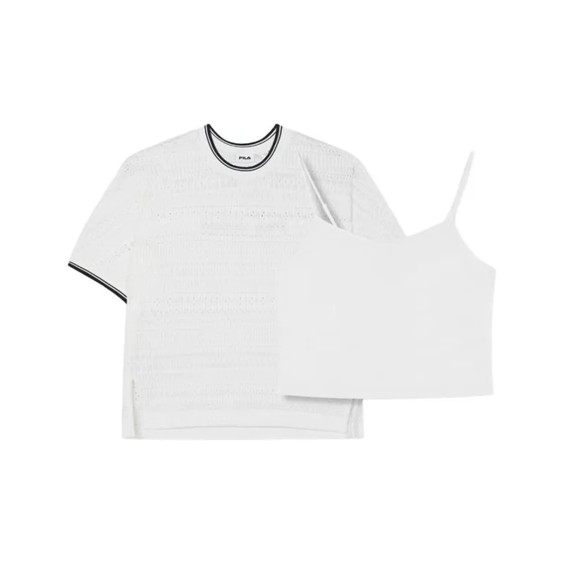 FILA Knitwear Women's Cloud White-2