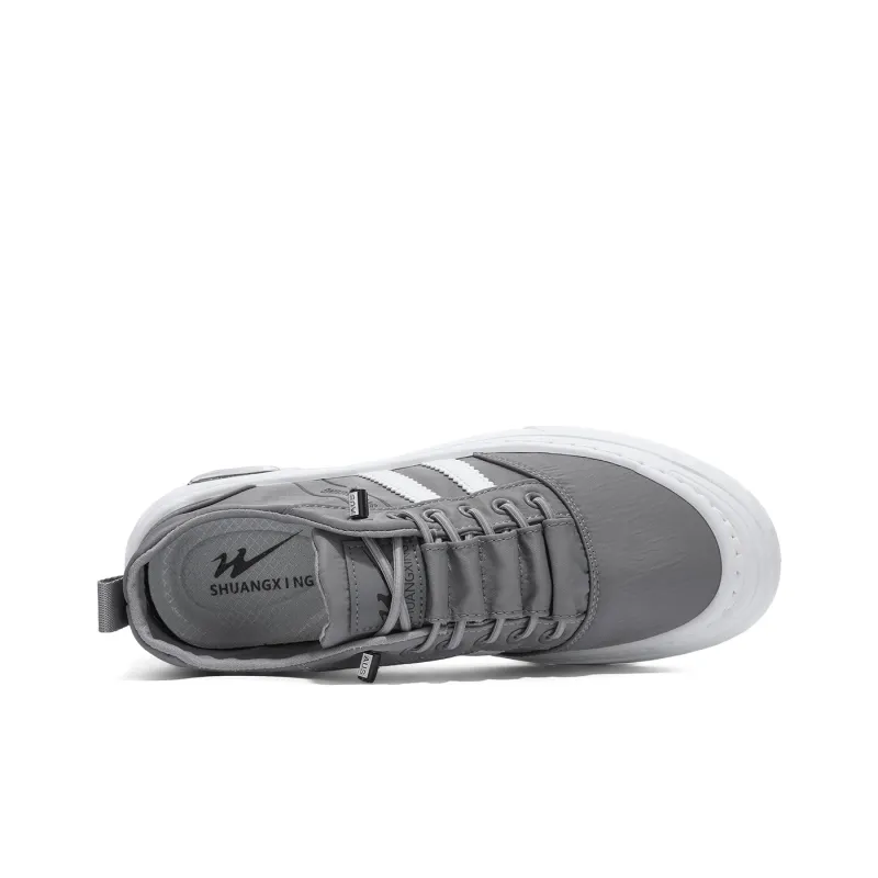 Binary Skateboard Shoes Men Low Top Black-4