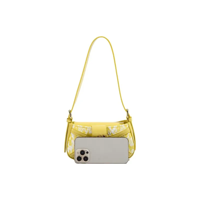 MACK JODAER Microfiber Synthetic Leather Cell Phone Pouch Regular Women's Light Yellow-5