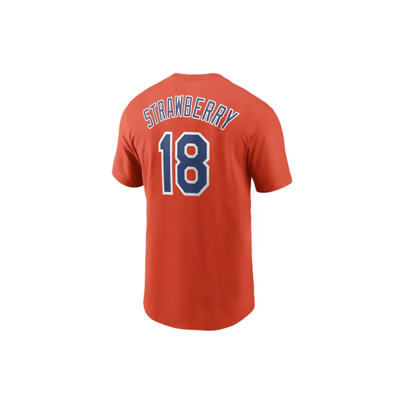 Nike Darryl Strawberry New York Mets Cooperstown Fuse Men's Nike Mlb T-Shirt-1