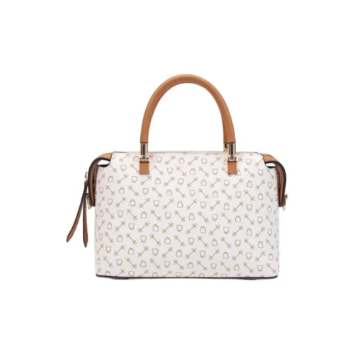 Why Artificial Leather Pillow Bag, Handbag, Shoulder Bag, Crossbody Bag Small Size Women's Beige/Coffee