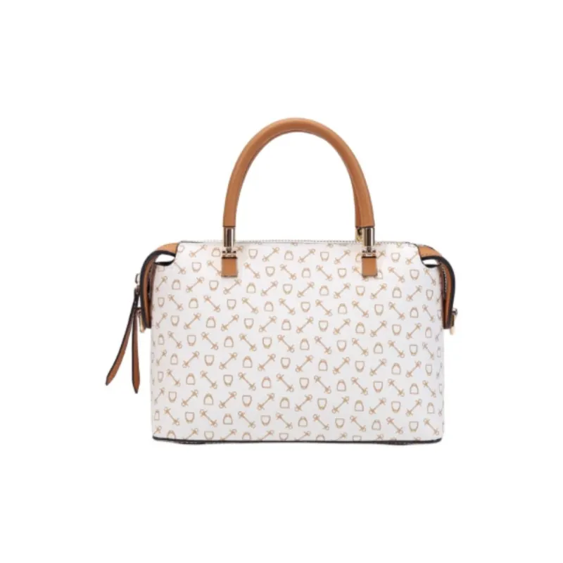 Why Artificial Leather Pillow Bag, Handbag, Shoulder Bag, Crossbody Bag Small Size Women's Beige/Coffee-0