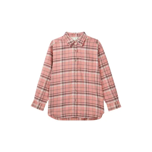 UNIQLO Shirts Women's Peach Pink