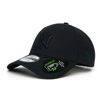New Era Cotton Polypropylene Polyester Baseball Caps Unisex Navy Blue
