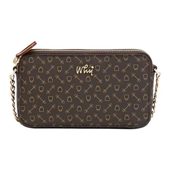 Why PVC Chain Bag, Crossbody Bag, Shoulder Bag Mini Women's Milk White/Pink/Coffee