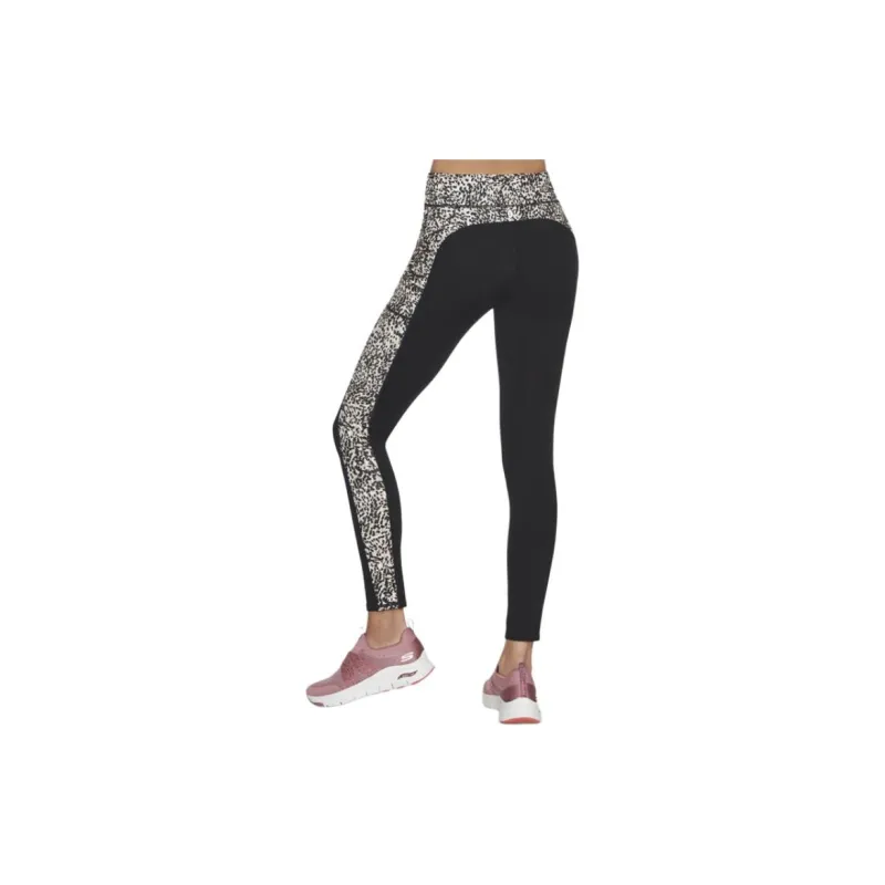 Skechers The GOSTRETCH Mini Cheetah 7/8 HW Legging Leggings Women's Brown-1