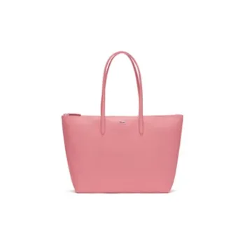 LACOSTE PVC Tote Bag, Shopping Bag, Shoulder Bag, Handbag Tubas Women's Pink